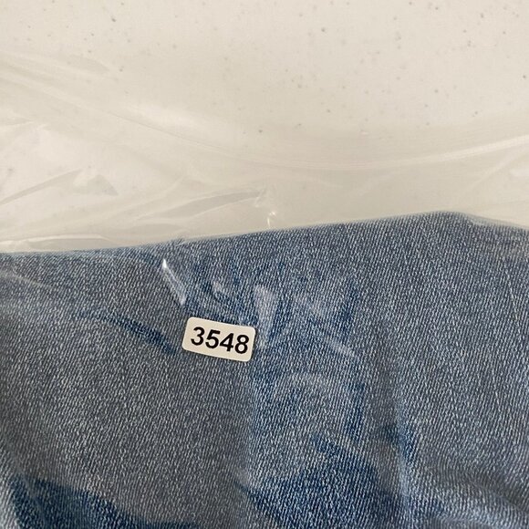 Democracy Ab Technology Feather Embroidered Skinny Jeans Womens 8 Distressed - Picture 7 of 7